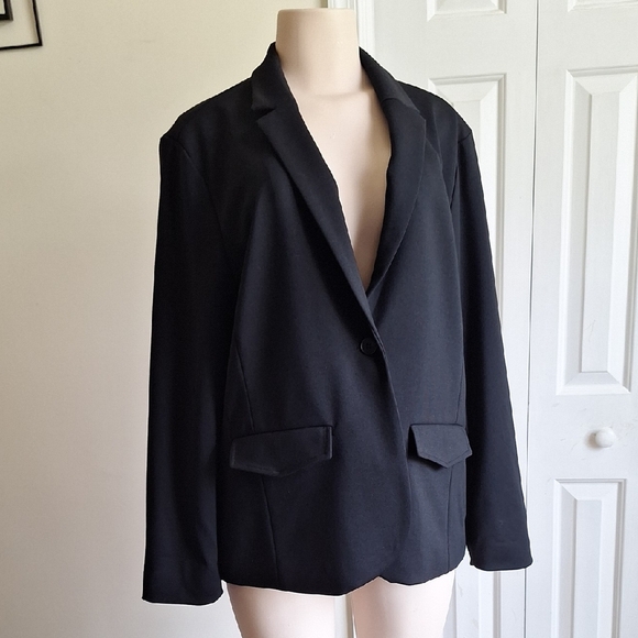 Gap Women's Classic Black Blazer Size 18 - Picture 4 of 12